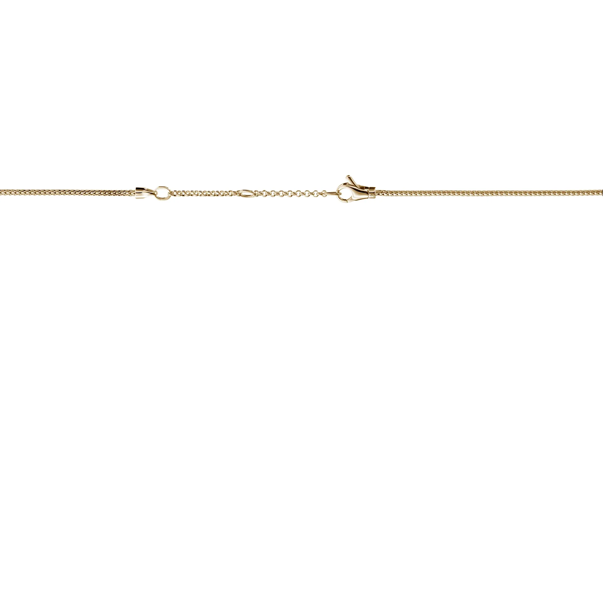 John Hardy Love Knot Yellow Gold Diamond Y Necklace