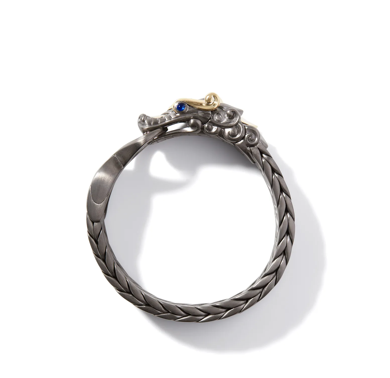 John Hardy Naga Dragon Bracelet with Blue Sapphire