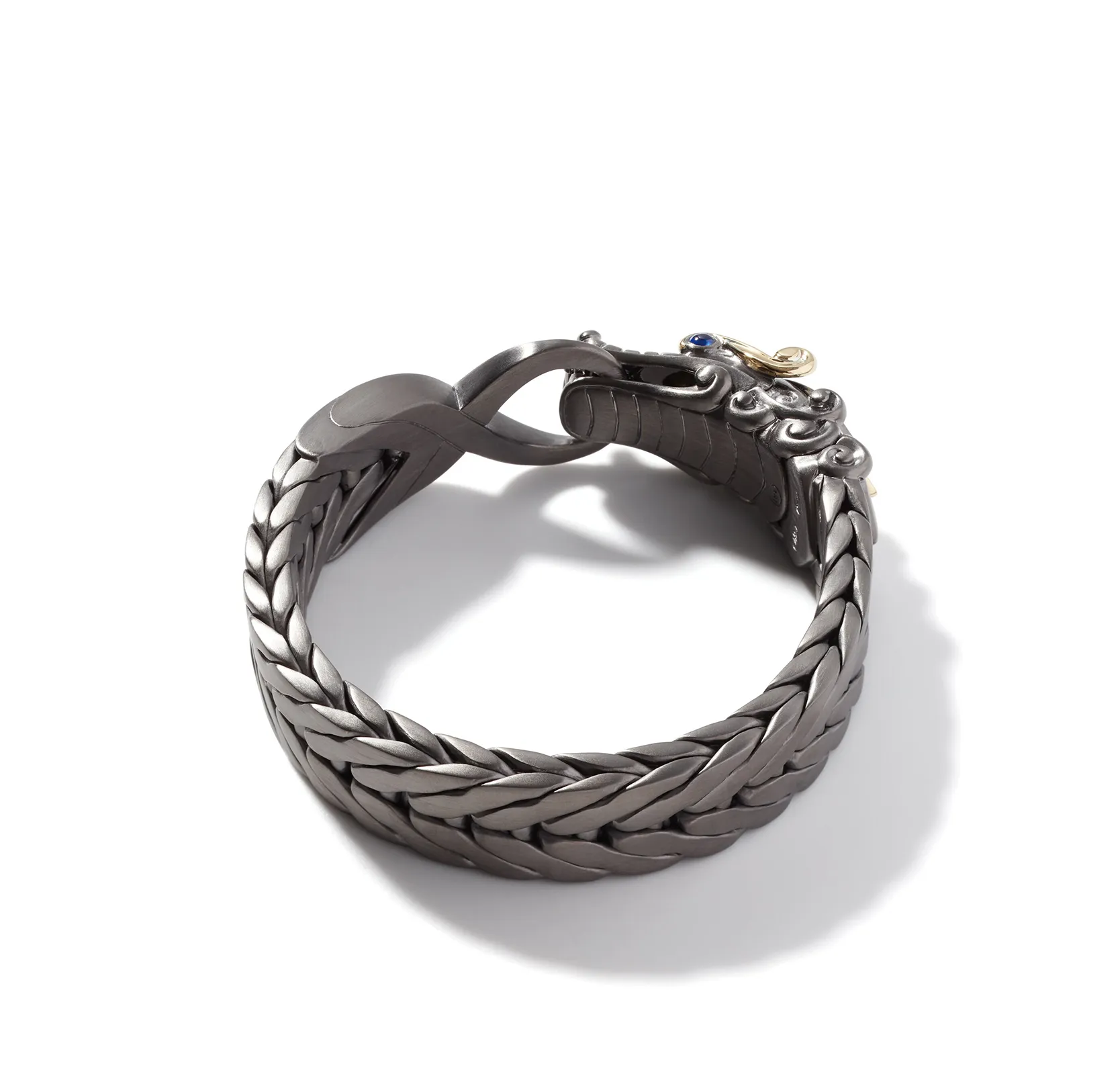 John Hardy Naga Dragon Bracelet with Blue Sapphire