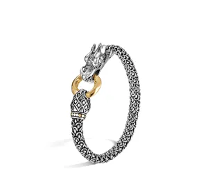 John Hardy Naga Sterling Silver and Yellow Gold Dragon Bracelet