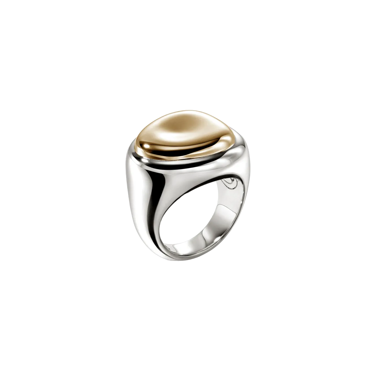 John Hardy Pebble Mixed Metals Ring