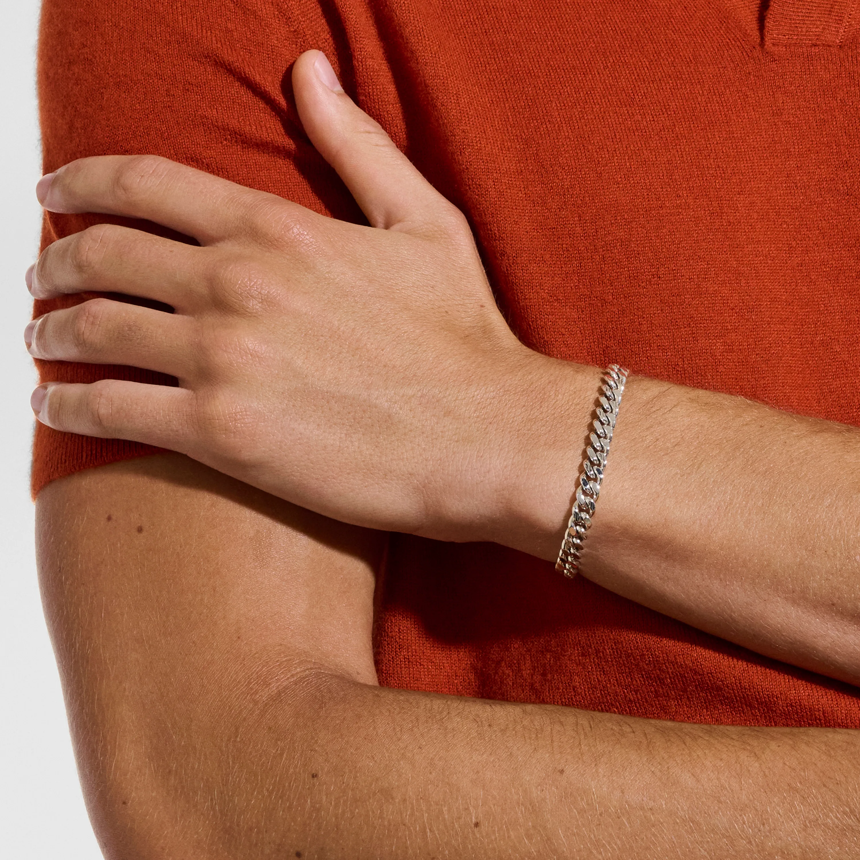 John Hardy Sterling Silver Curb Chain Bracelet, 7mm