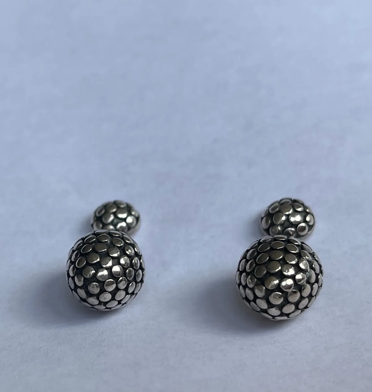 John Hardy Sterling Silver Dot Drop Pierced Earrings