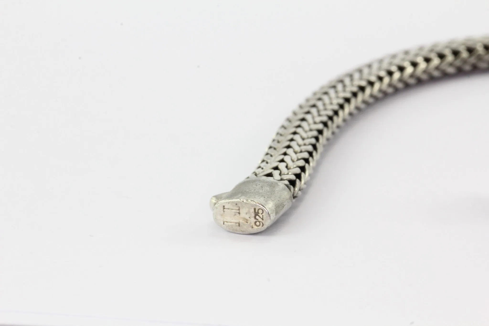 John Hardy Sterling Silver Wheat Chain Bracelet 6 MM
