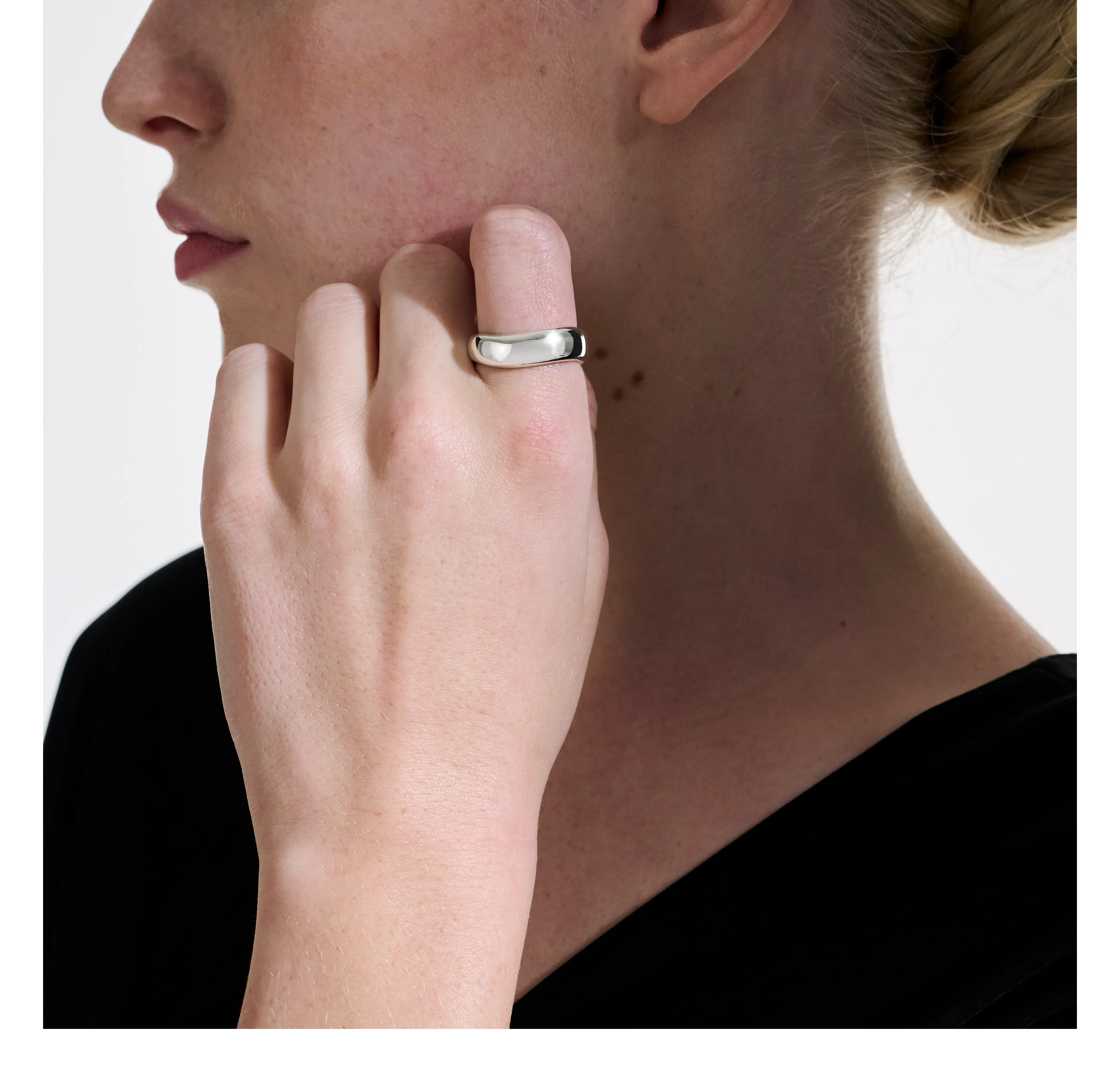 John Hardy Surf Silver Ring