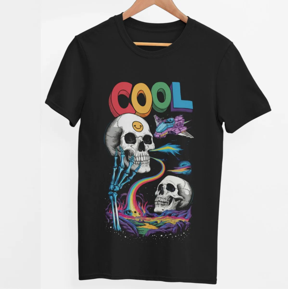 Juodi UNISEX marškinėliai "Cool cool"
