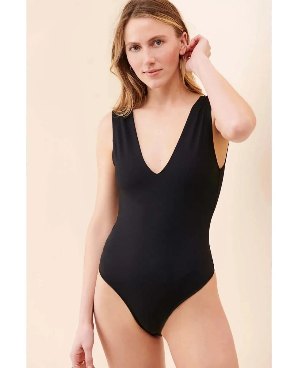 Keep it Sleek Bodysuit Black