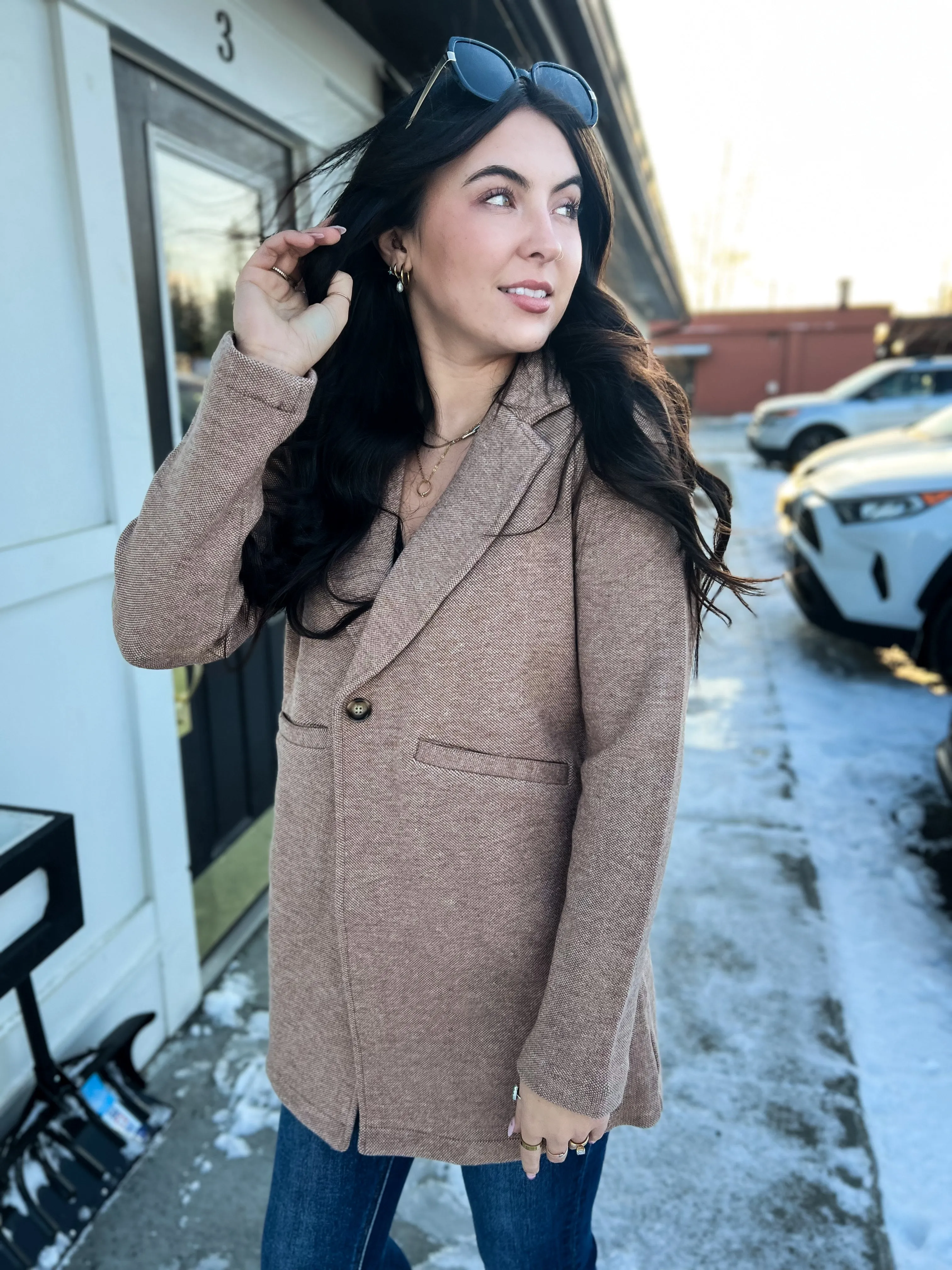 Kenzie Coat- Neutral Brown
