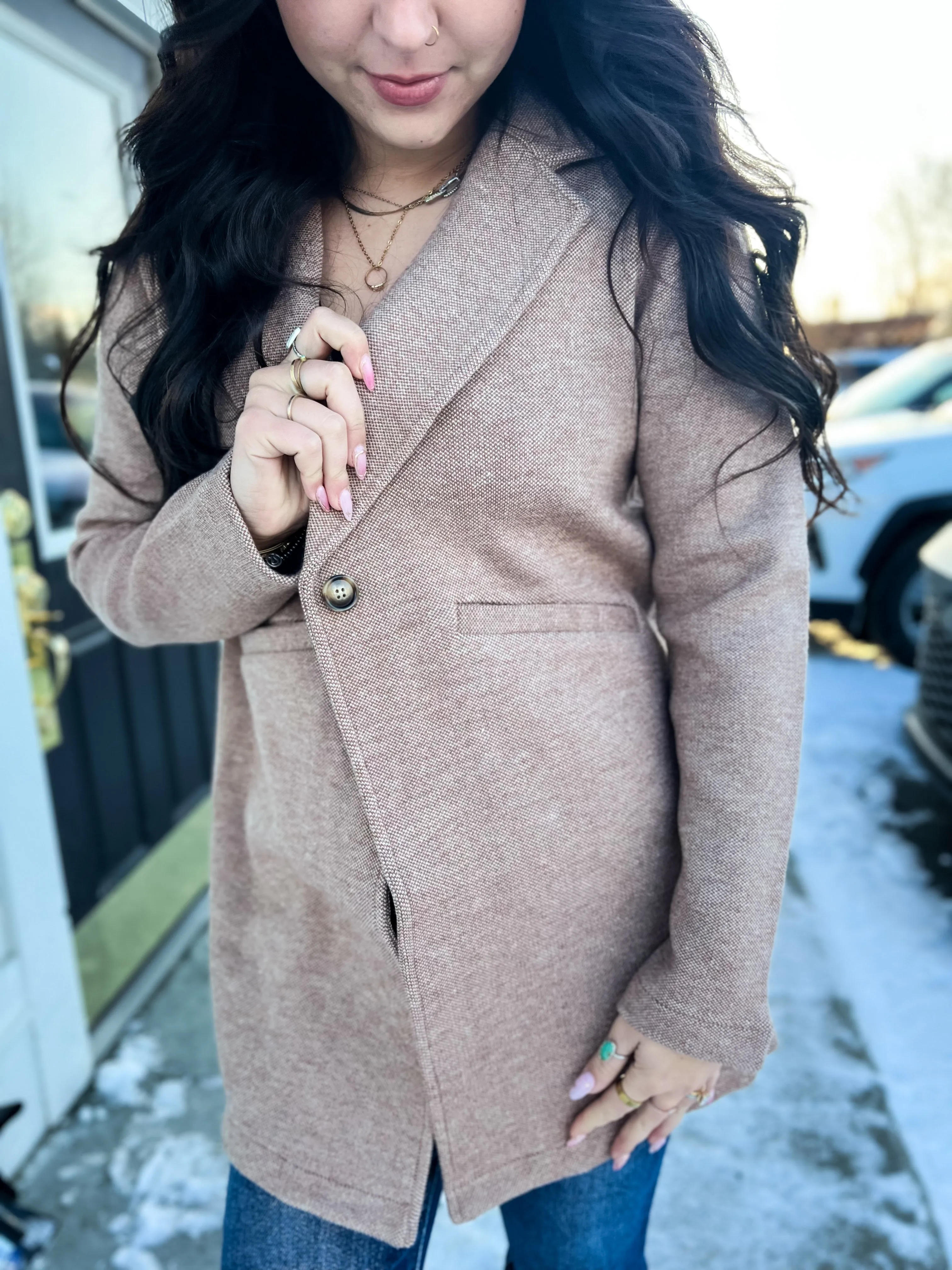 Kenzie Coat- Neutral Brown