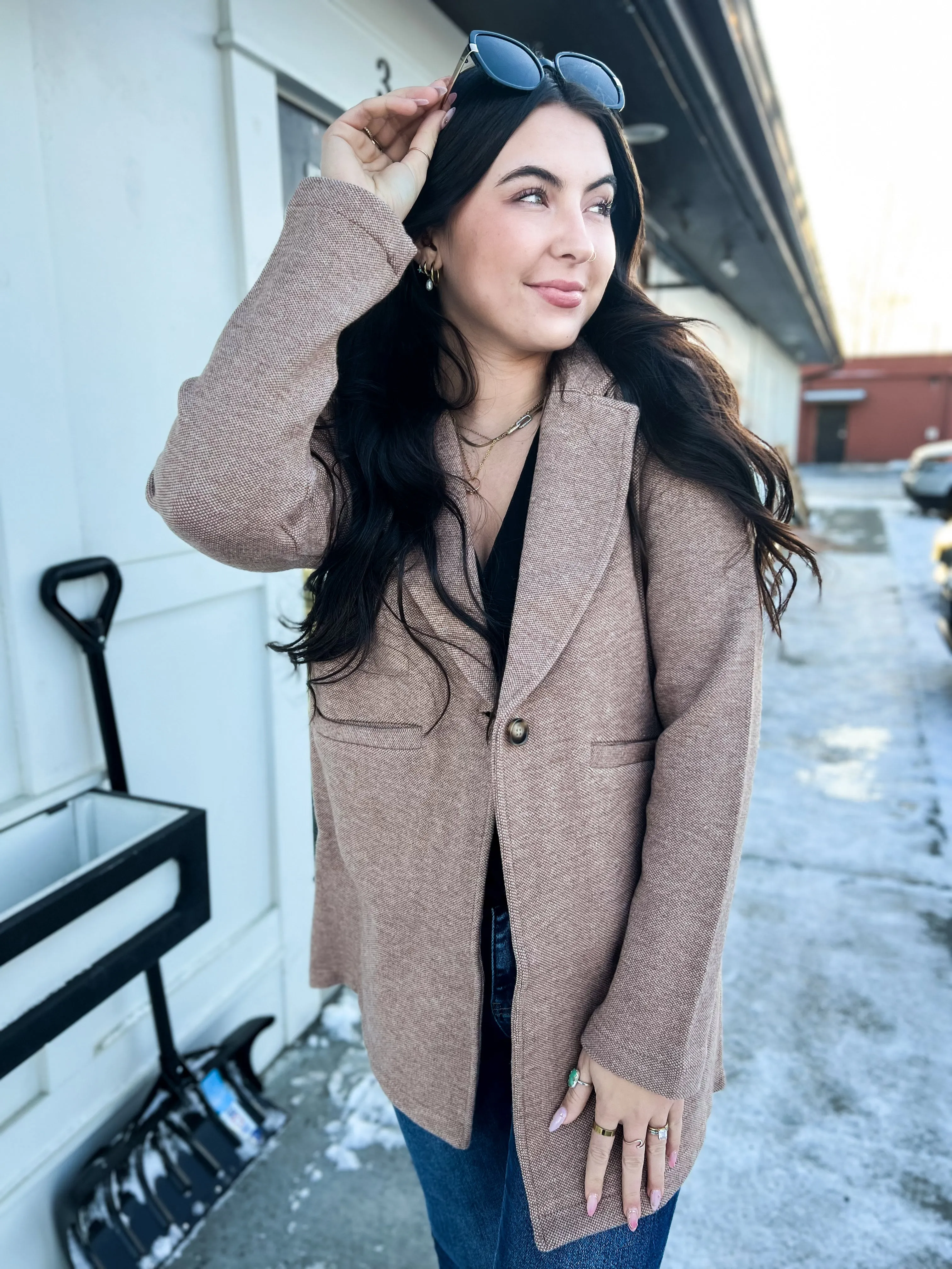 Kenzie Coat- Neutral Brown