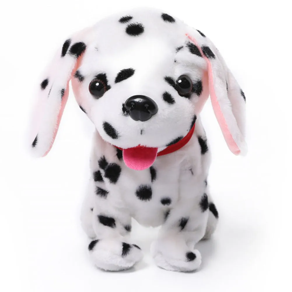 Kids Electric Walking Dog Cute Plush Puppy with Music Barking Function Recognition Educational Toy Spot dog