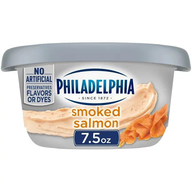 Kraft Philadelphia Smoked Salmon Cream Cheese 8oz