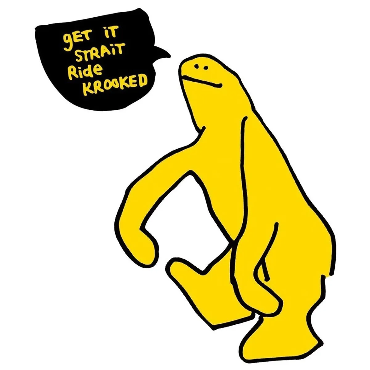 Krooked - Get It Strait 6" Sticker