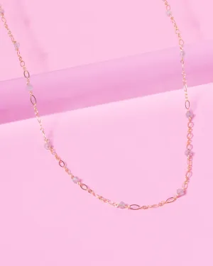 LABRADORITE BEADED 14K GOLD FILLED FANCY CHAIN