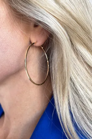 Large Classic Hoop Earring