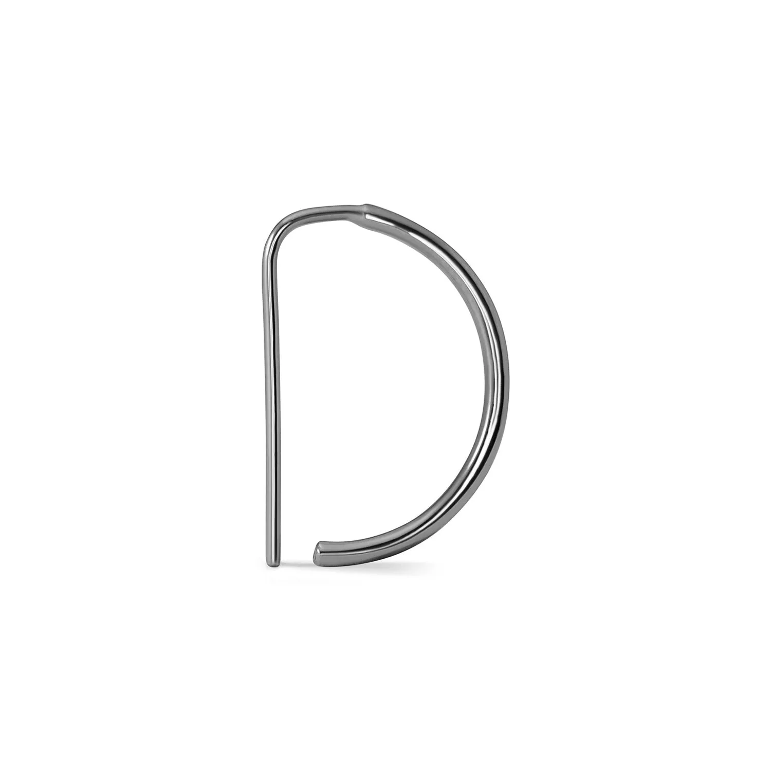 Large Demi Hoop Earring