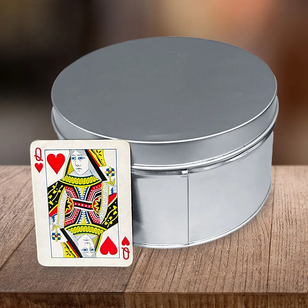 Large Round Tin Box