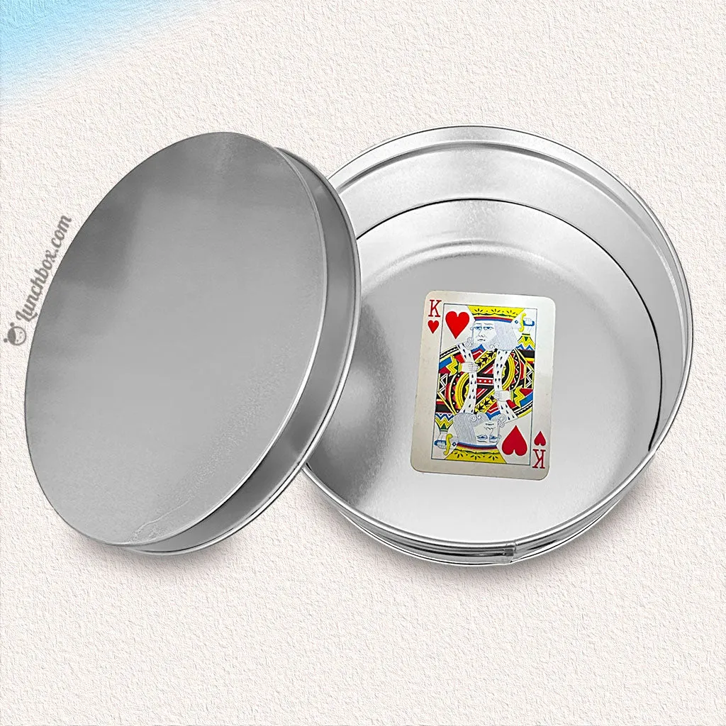 Large Round Tin Box