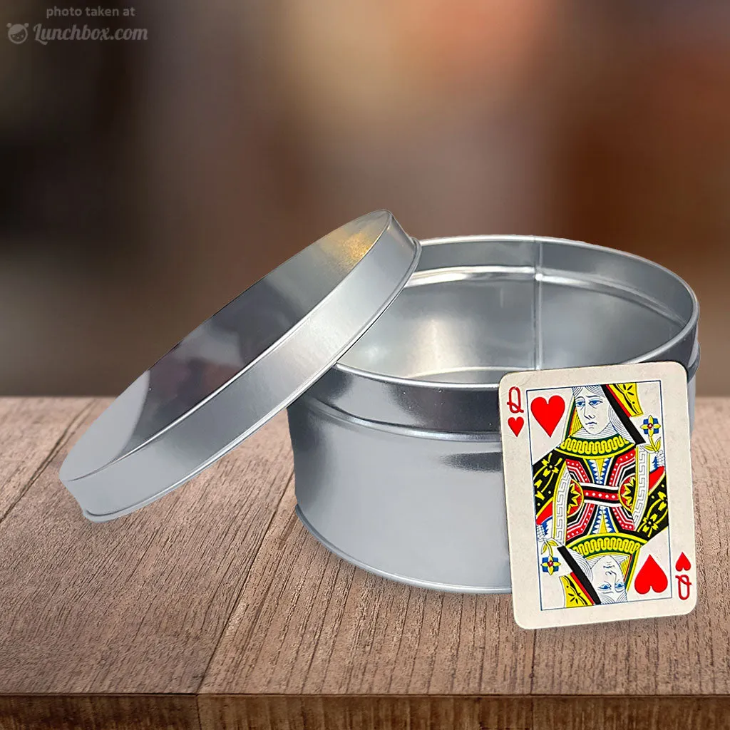 Large Round Tin Box