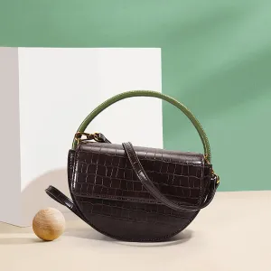 Leather Women's Handbags Niche Design And High-end Sense
