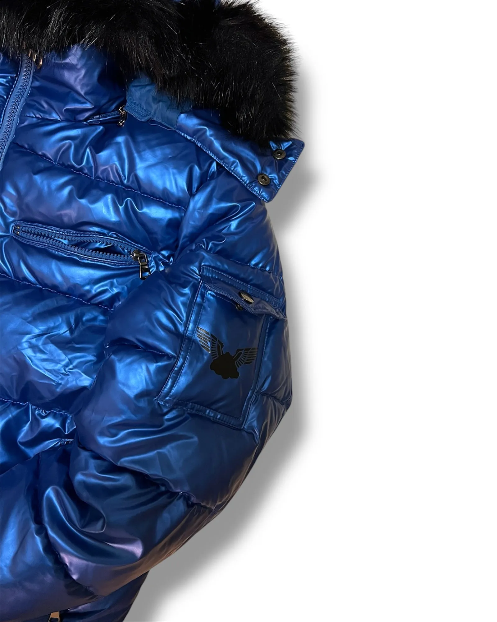 LiLLionaire Puffer Coat Royal