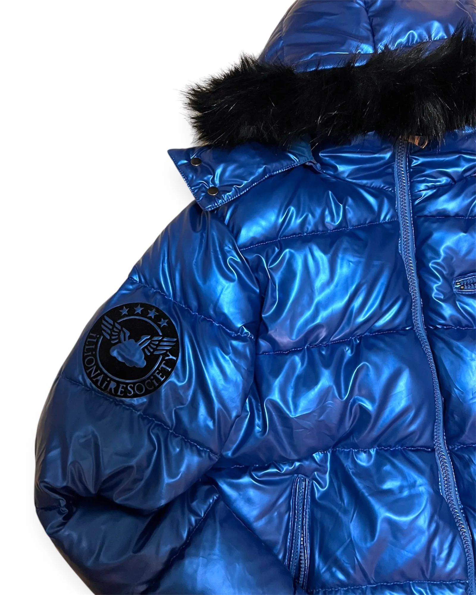LiLLionaire Puffer Coat Royal