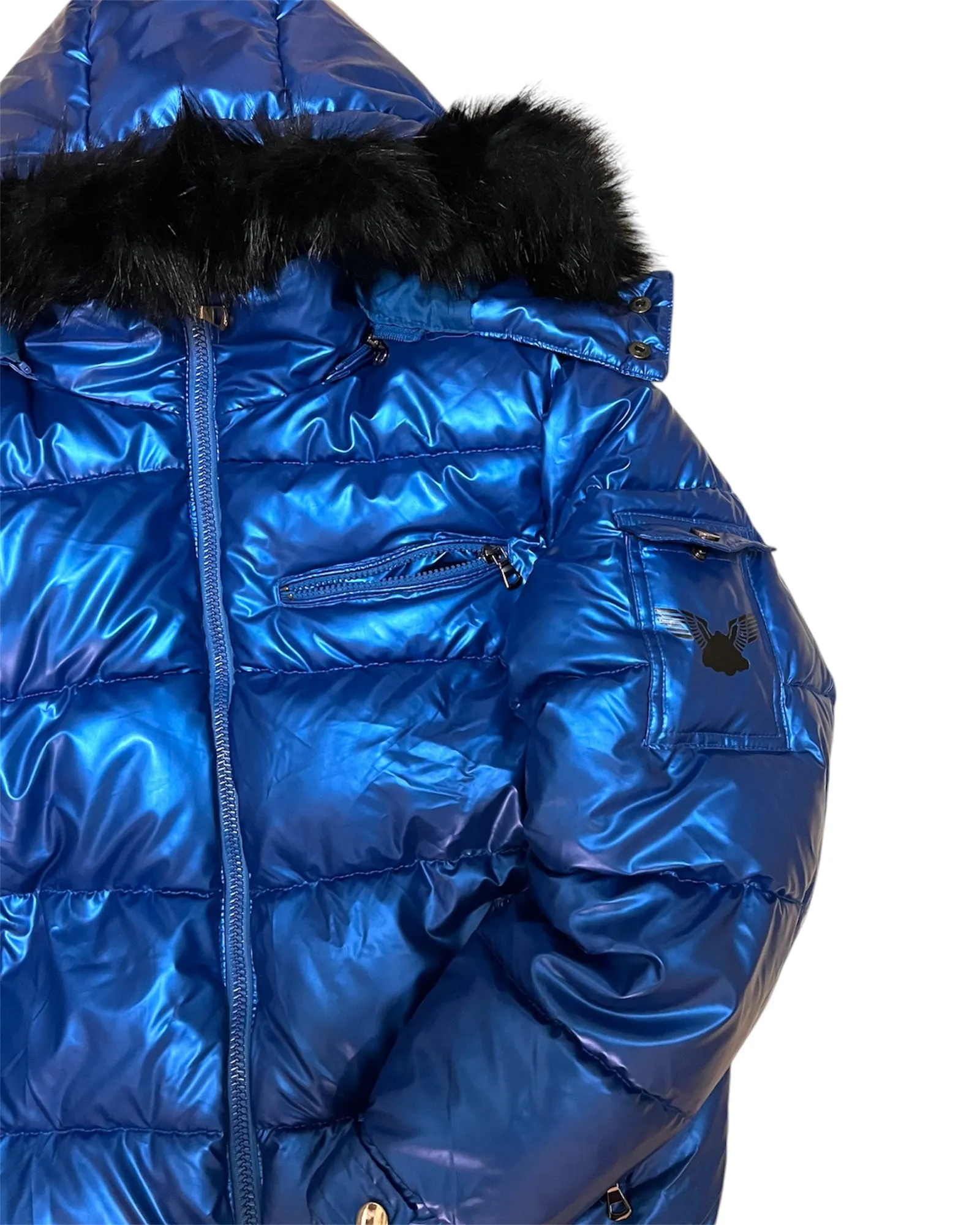 LiLLionaire Puffer Coat Royal