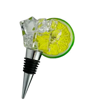 Lime and Ice Wine Stopper