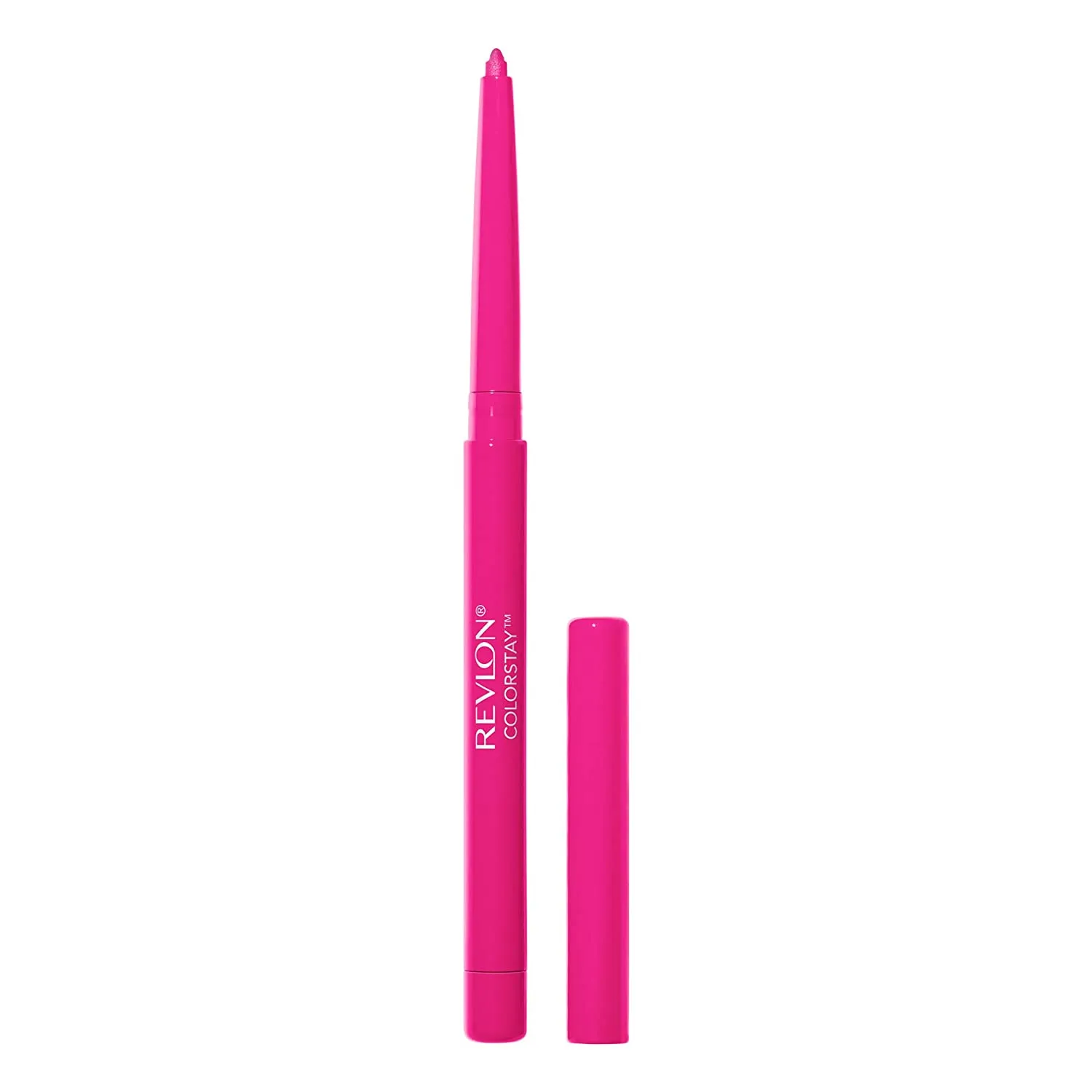 Lip Liner by Revlon, Colorstay Face Makeup with Built-in-Sharpener, Longwear Rich Lip Colors, Smooth Application, 670 Wine, 0.32 Oz
