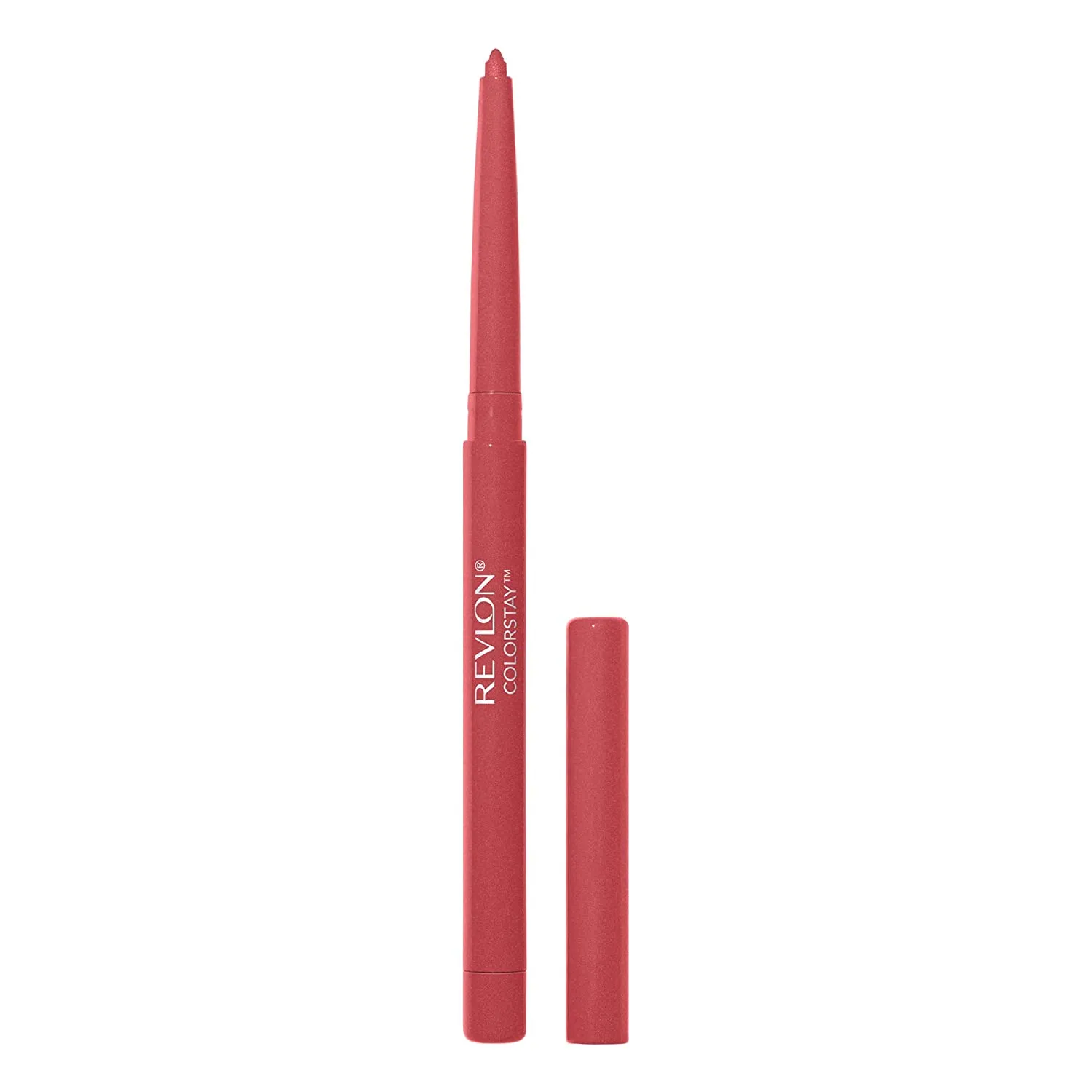Lip Liner by Revlon, Colorstay Face Makeup with Built-in-Sharpener, Longwear Rich Lip Colors, Smooth Application, 670 Wine, 0.32 Oz