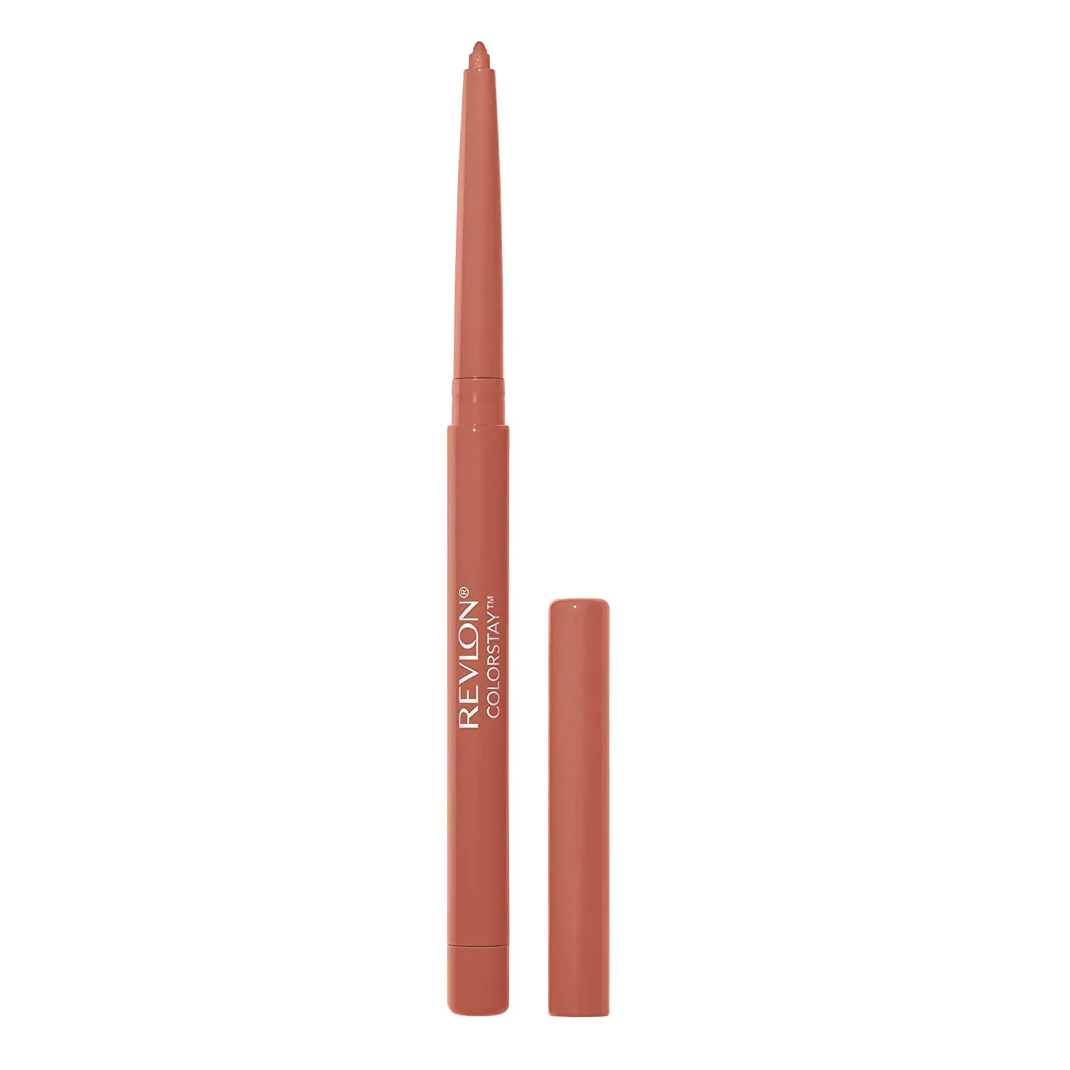 Lip Liner by Revlon, Colorstay Face Makeup with Built-in-Sharpener, Longwear Rich Lip Colors, Smooth Application, 670 Wine, 0.32 Oz