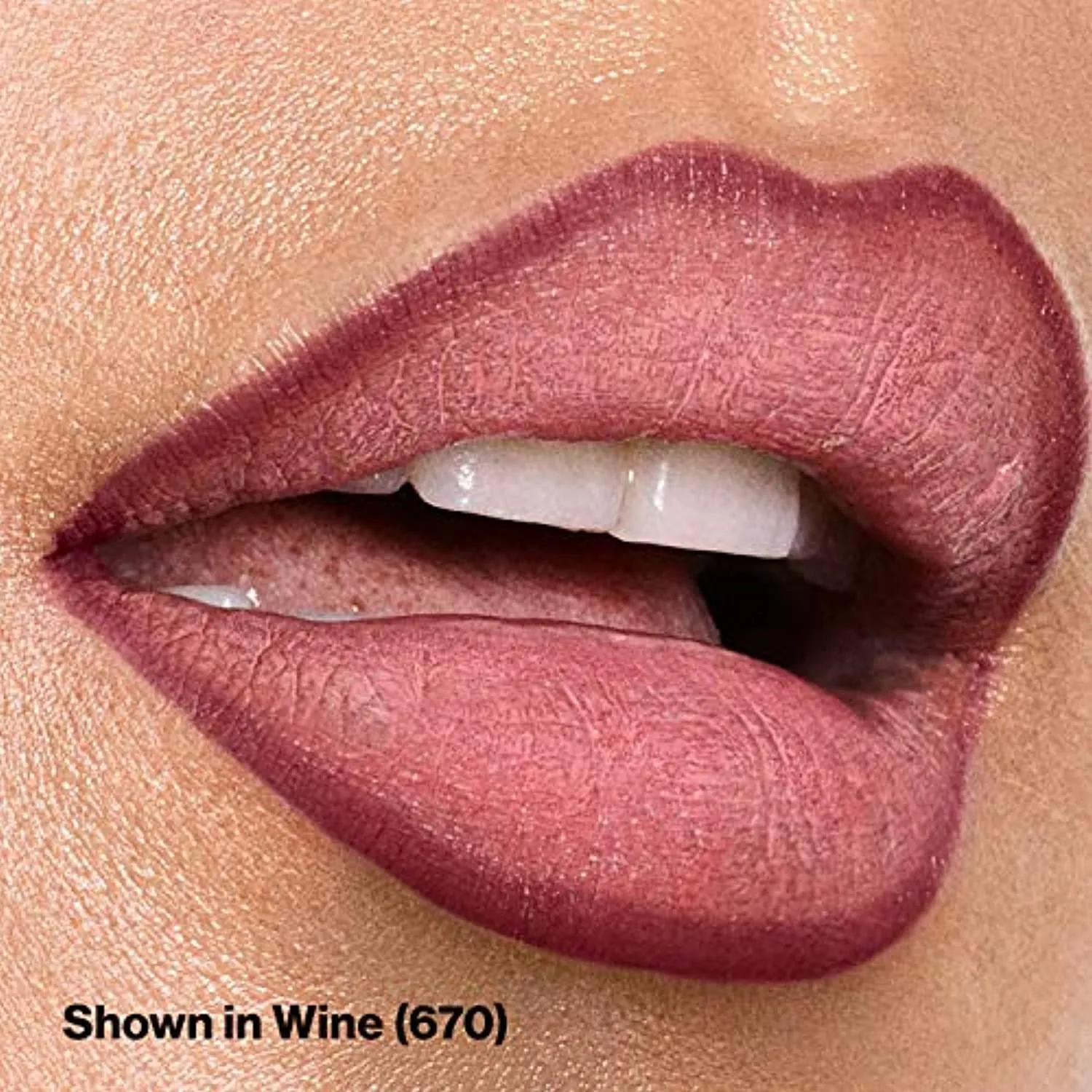 Lip Liner by Revlon, Colorstay Face Makeup with Built-in-Sharpener, Longwear Rich Lip Colors, Smooth Application, 670 Wine, 0.32 Oz