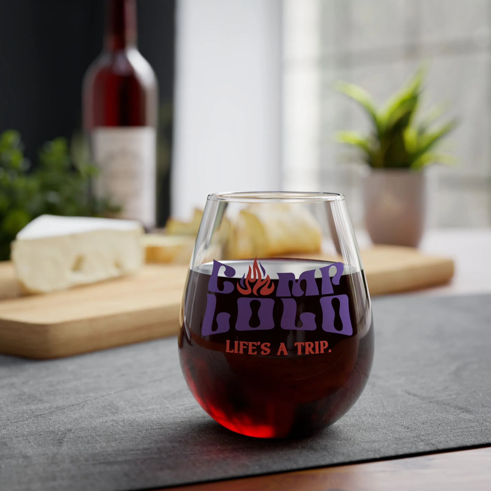 Lolo Carnival Stemless Wine Glass, 11.75oz