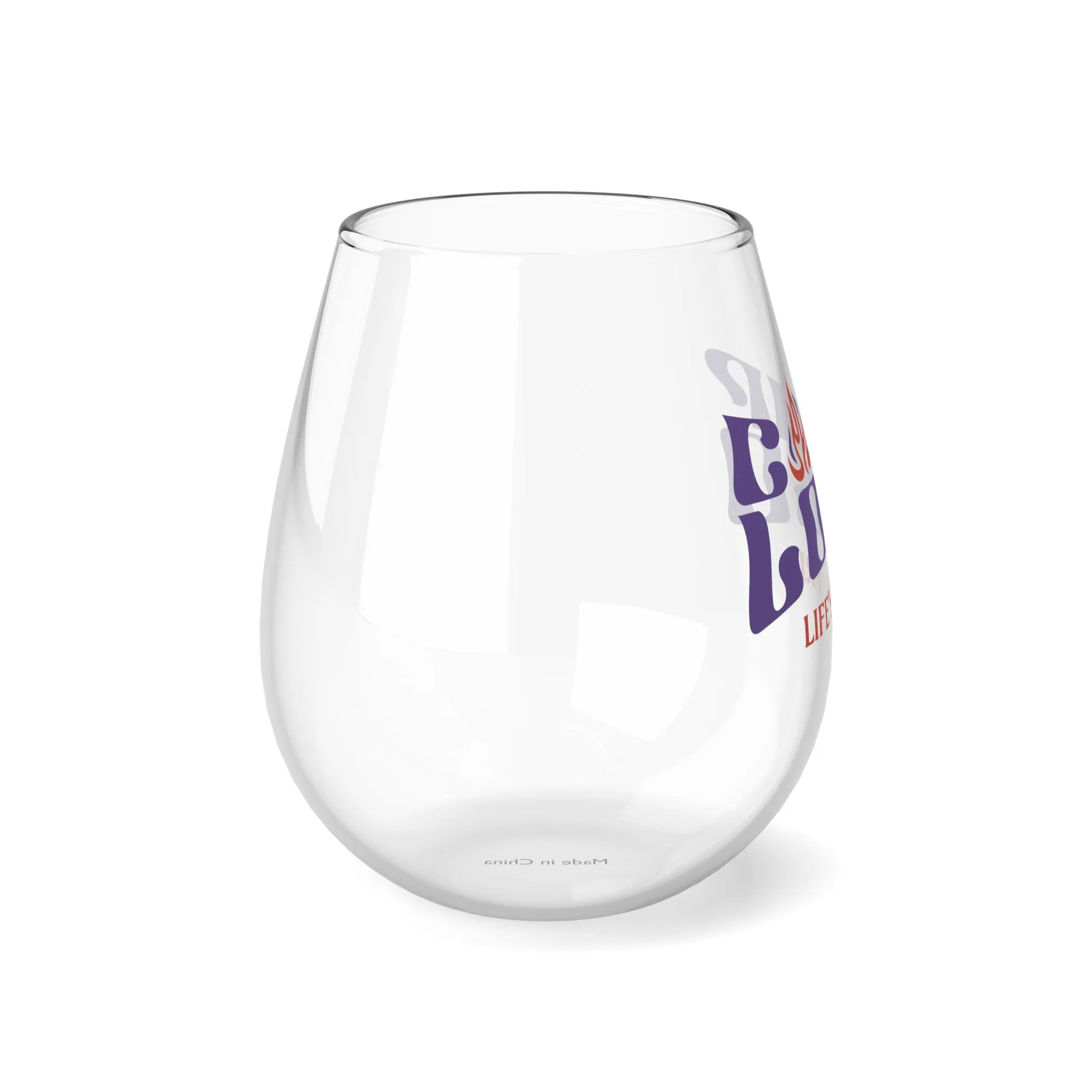 Lolo Carnival Stemless Wine Glass, 11.75oz