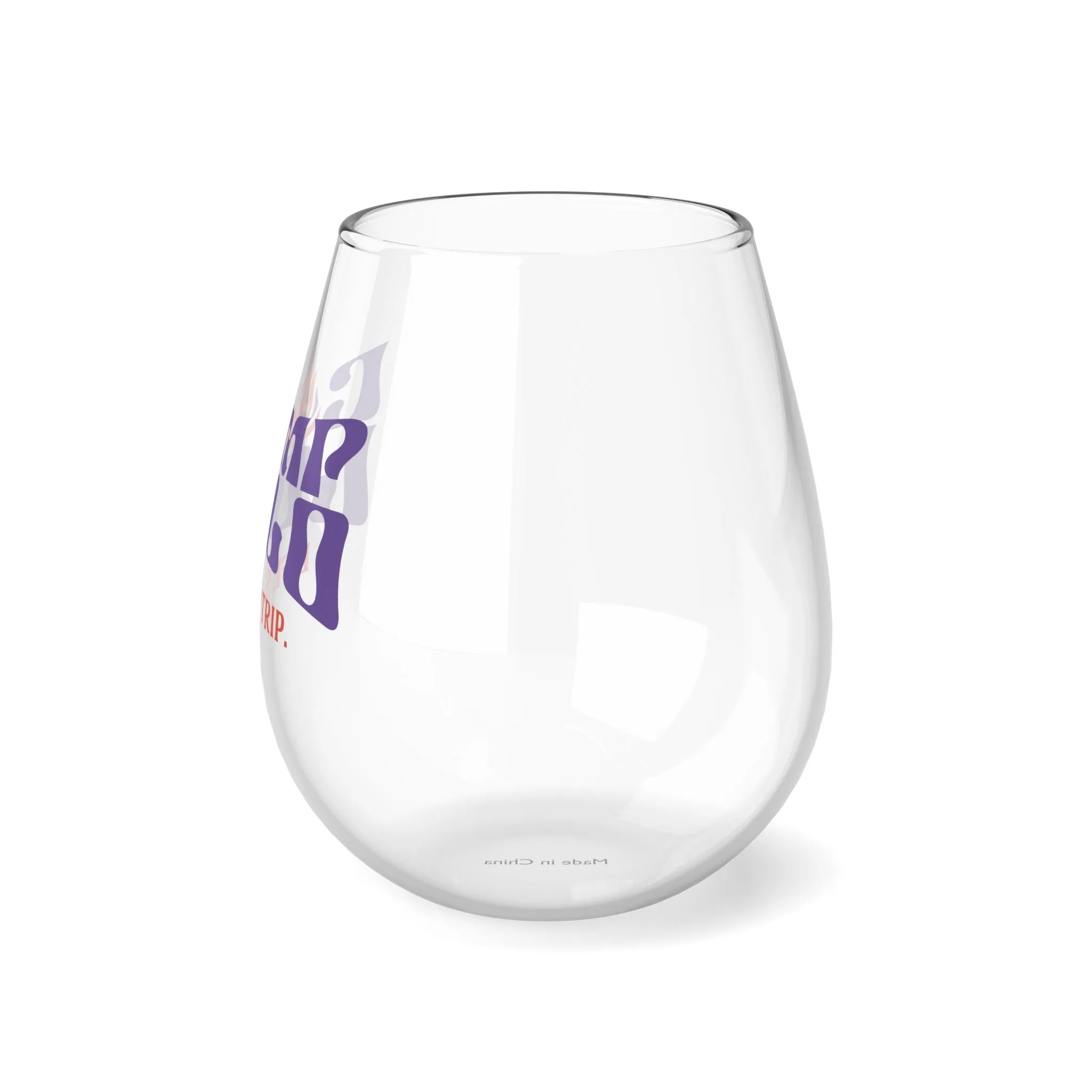Lolo Carnival Stemless Wine Glass, 11.75oz