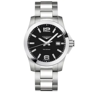 LONGINES MEN CONQUEST CONQUEST 41mm Quartz Steel L3.759.4.58.6
