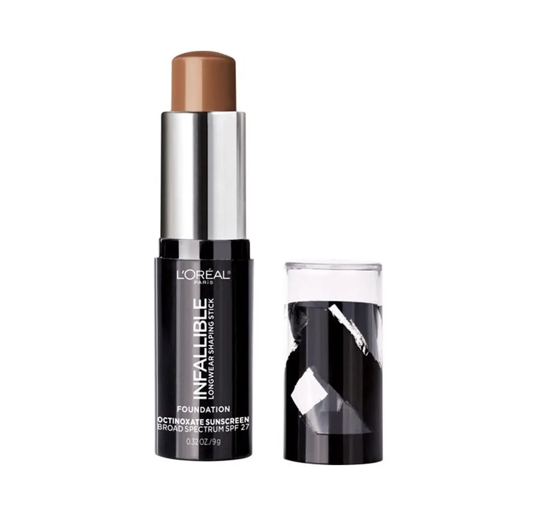 L'Oreal Paris Infallible Longwear Shaping Stick Foundation, Chestnut 411