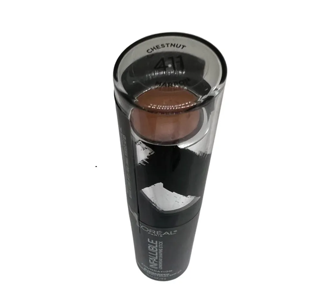 L'Oreal Paris Infallible Longwear Shaping Stick Foundation, Chestnut 411