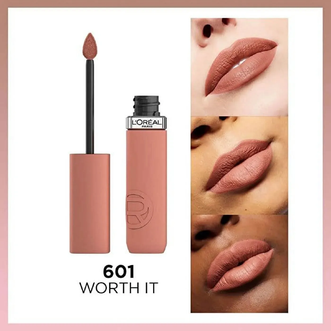Loreal Paris Infallible Matte Resistance Long Lasting Lipstick 601 Worth It