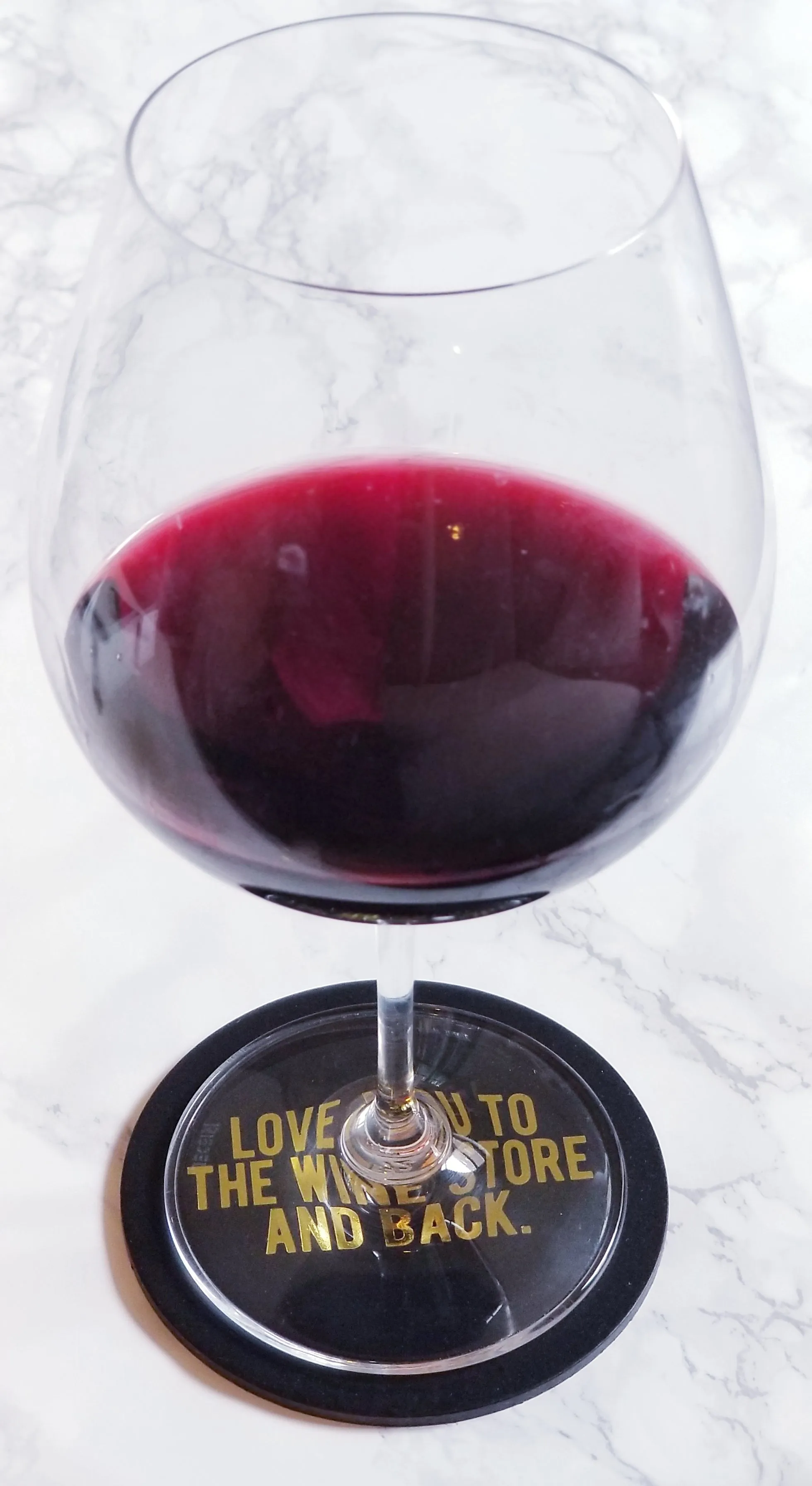 Lose My Wine Leather Coaster