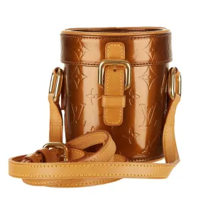 Louis Vuitton Brown Monogram Vernis Cylinder Bag