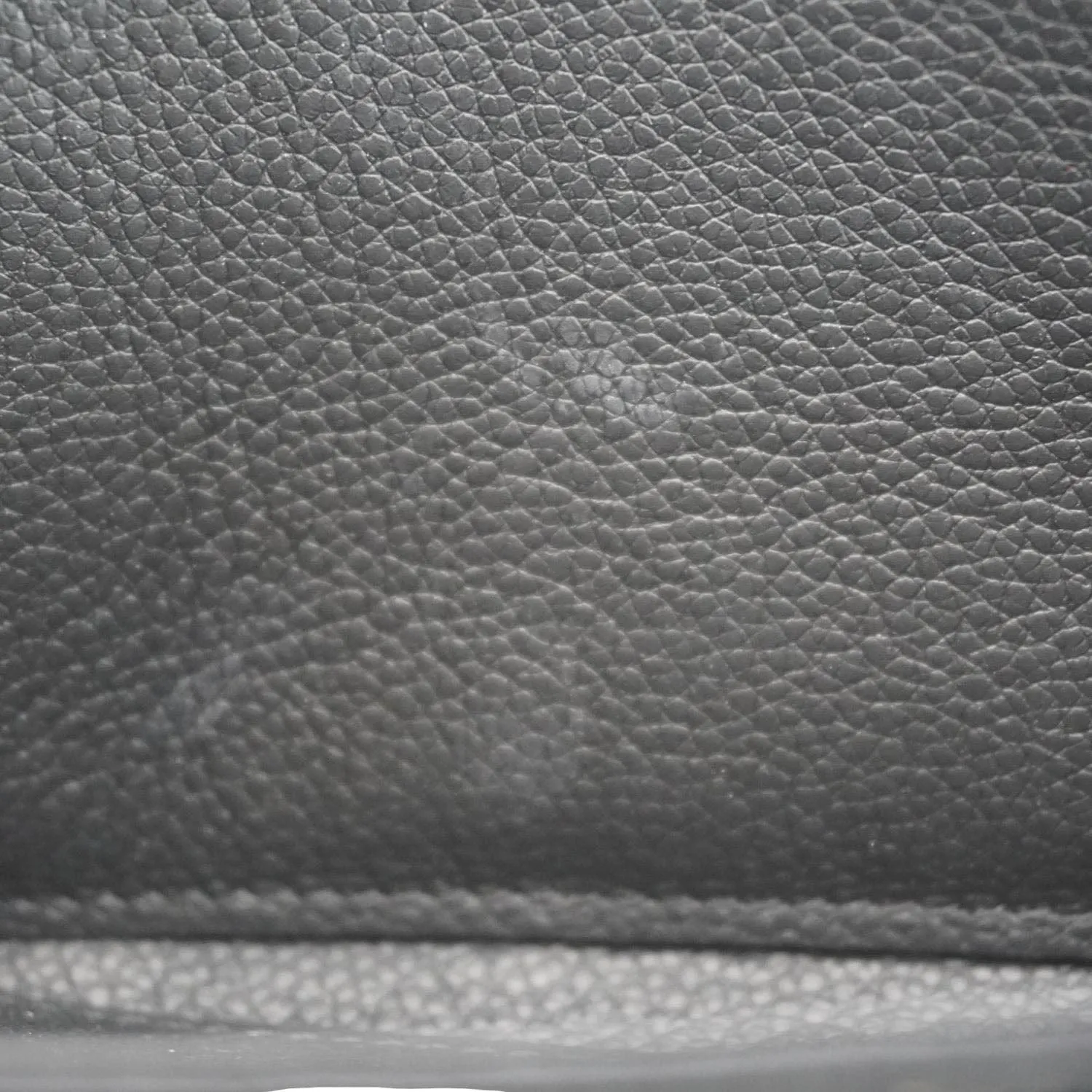 LOUIS VUITTON Clemence Monogram Empreinte Leather Wallet Black