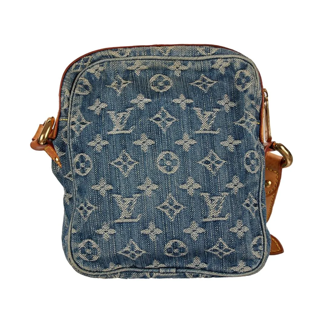 Louis Vuitton Denim Monogram Camera Bag