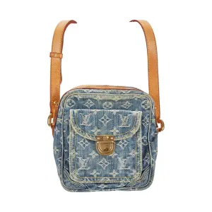 Louis Vuitton Denim Monogram Camera Bag
