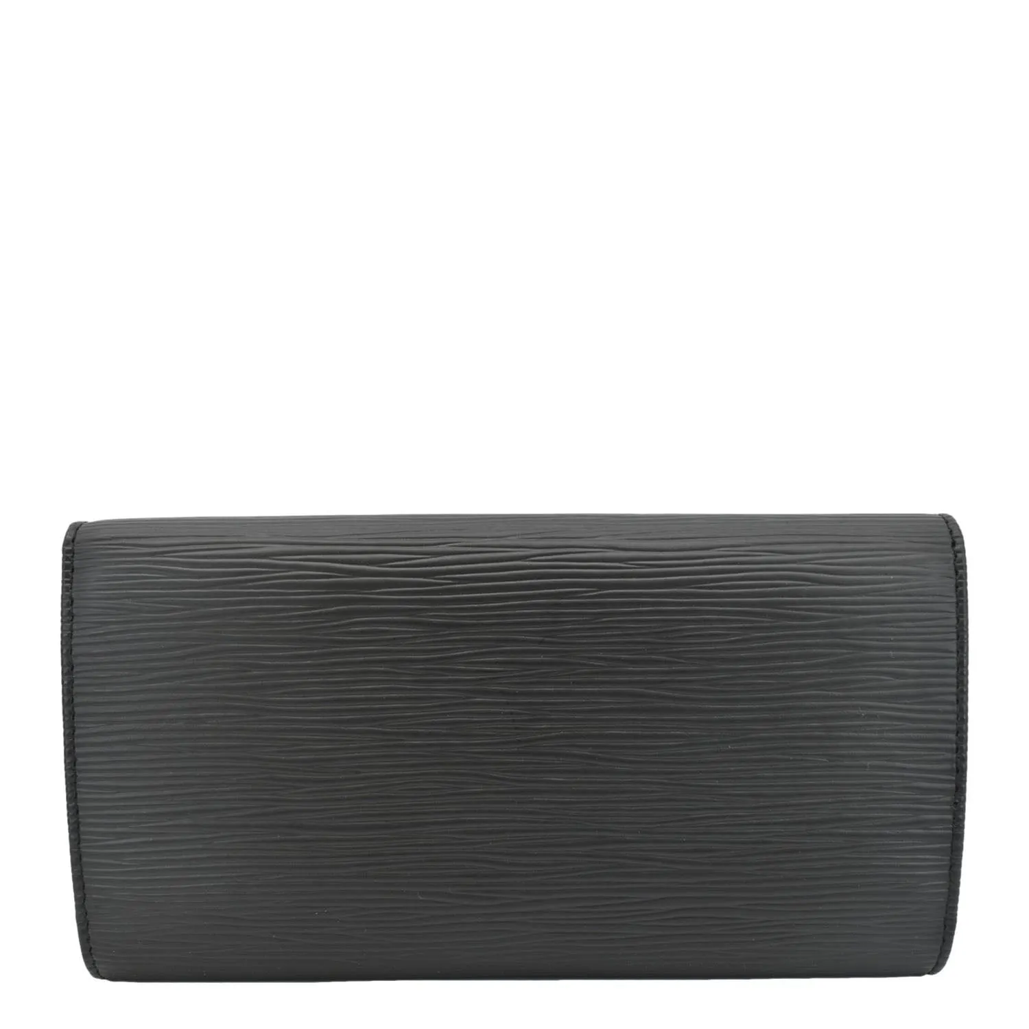 LOUIS VUITTON Epi Leather Long Wallet Black