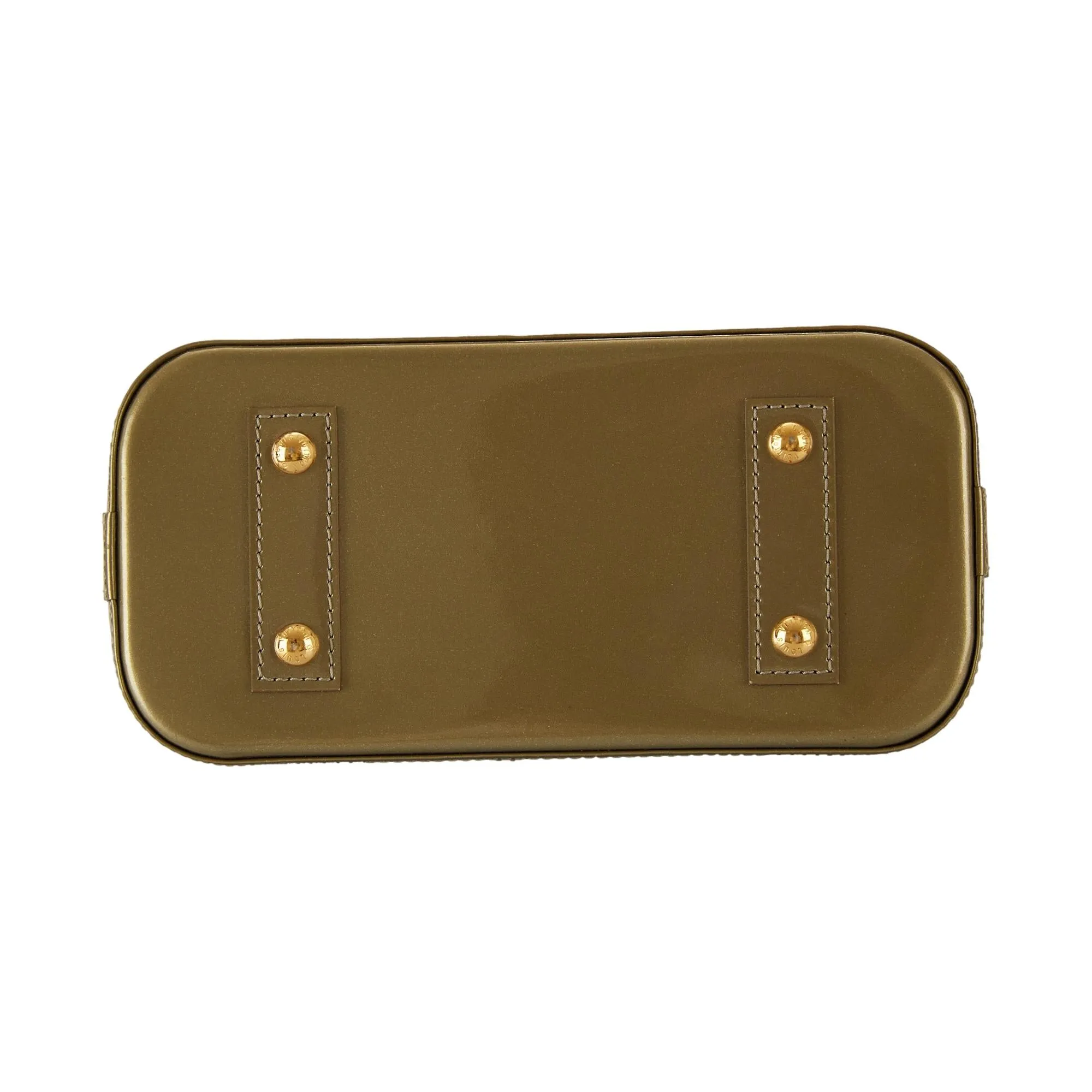 Louis Vuitton Green Monogram Vernis Alma Bag
