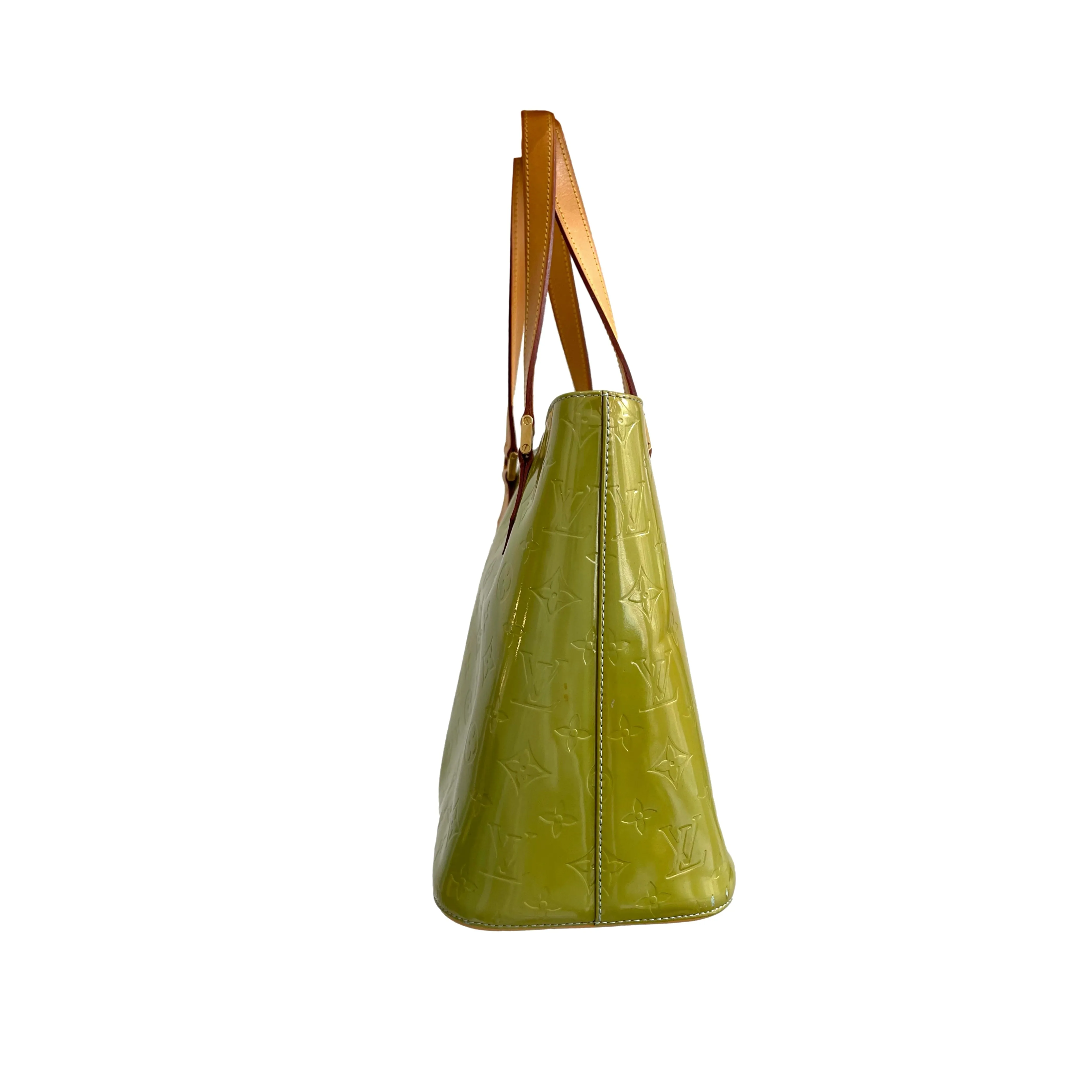 Louis Vuitton Green Vernis Shoulder Bag
