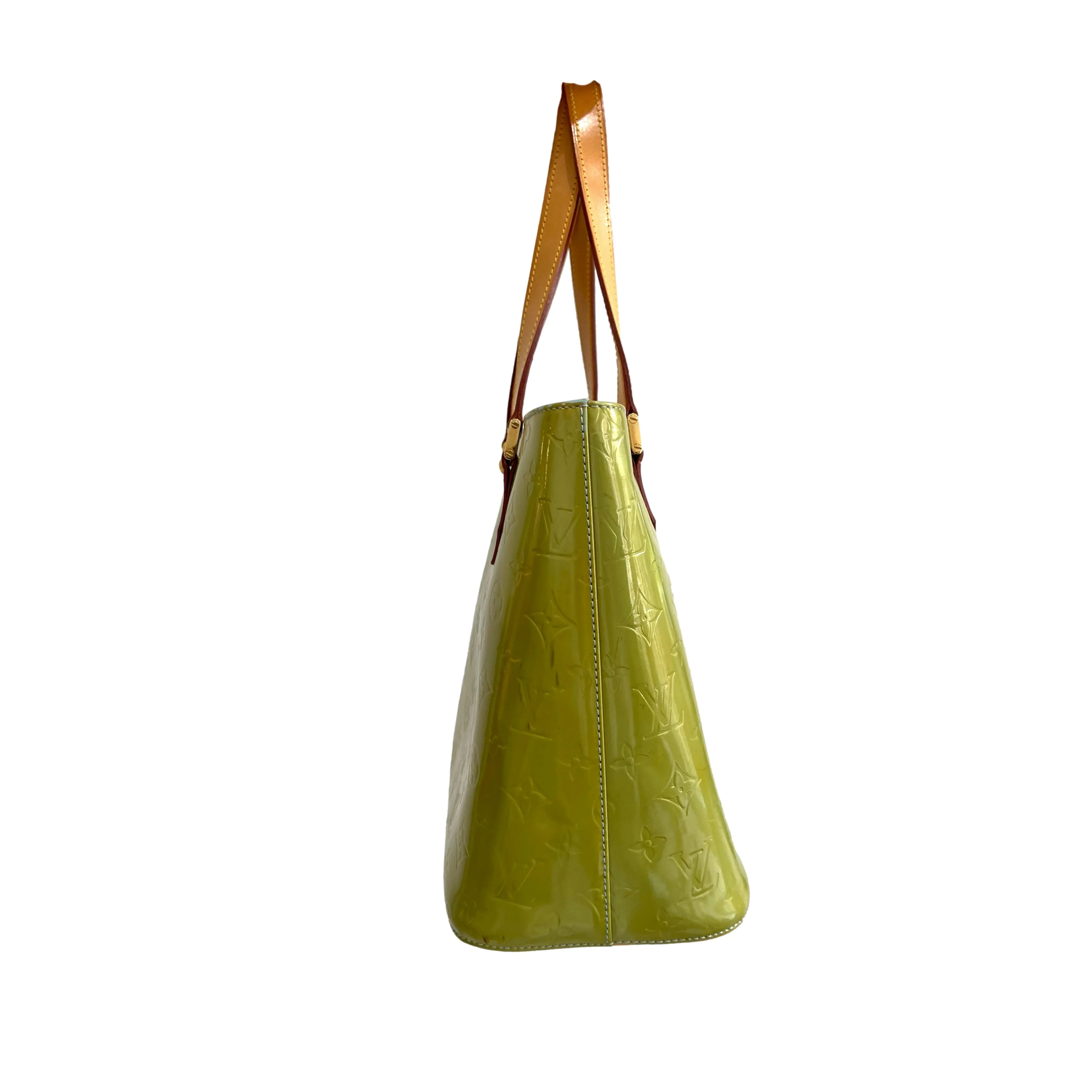 Louis Vuitton Green Vernis Shoulder Bag
