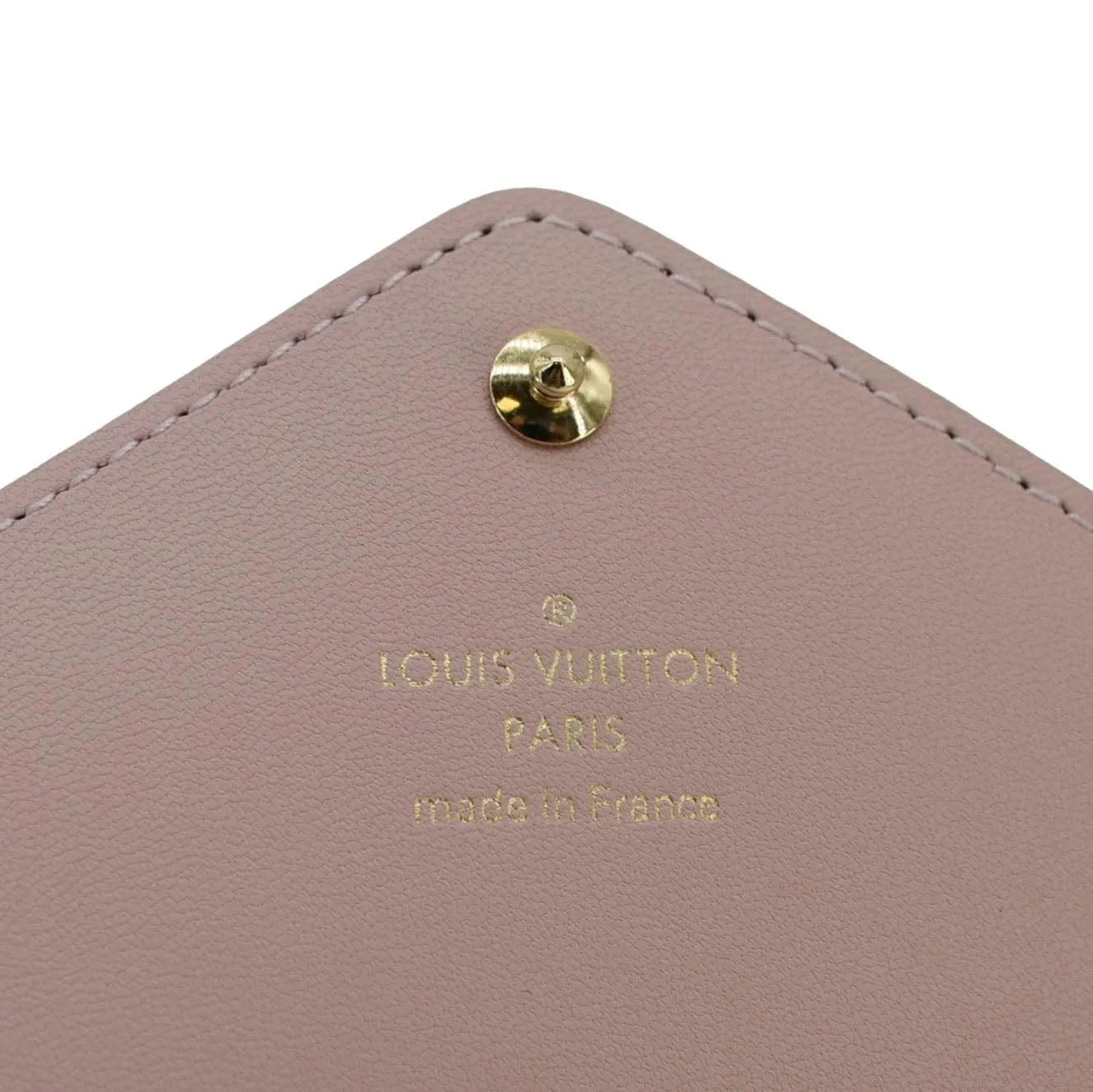 LOUIS VUITTON Kirigami Pochette Large Monogram Canvas Clutch Rose Ballerine