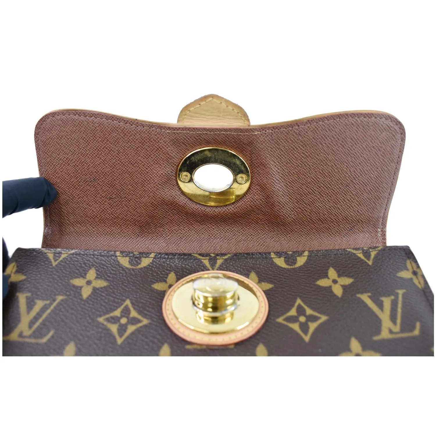 LOUIS VUITTON Monogram Canvas Boetie Wallet Brown